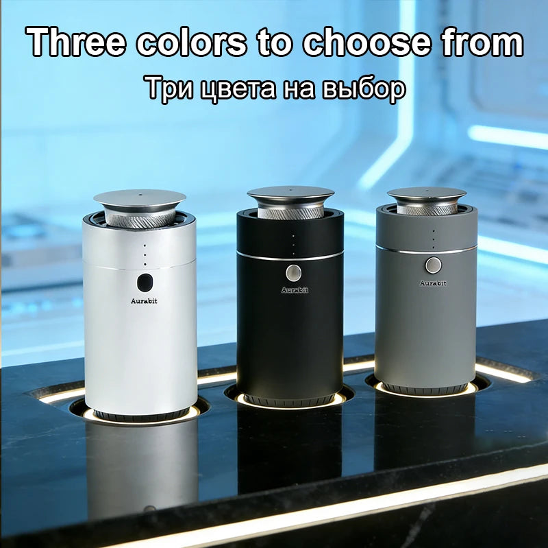 Smart Car Aroma Diffuser Auto Start Stop with Engine Quick Deodorizer Dual Mode for Home Vehicle Long Lasting Fragrance