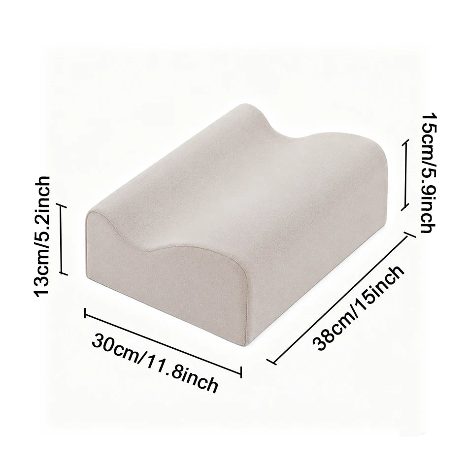 Office Leg Pillow Relax Leg Muscles Ergonomic Memory Foam Footrest Pillow for Leg
