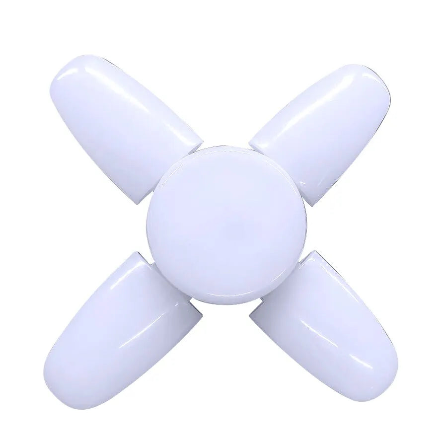 28W Fan Shape LED Bulb E27 LED Lamp Foldable 220V  Light Bulbs For Home Living Room Warehouse Garage Ceiling Light