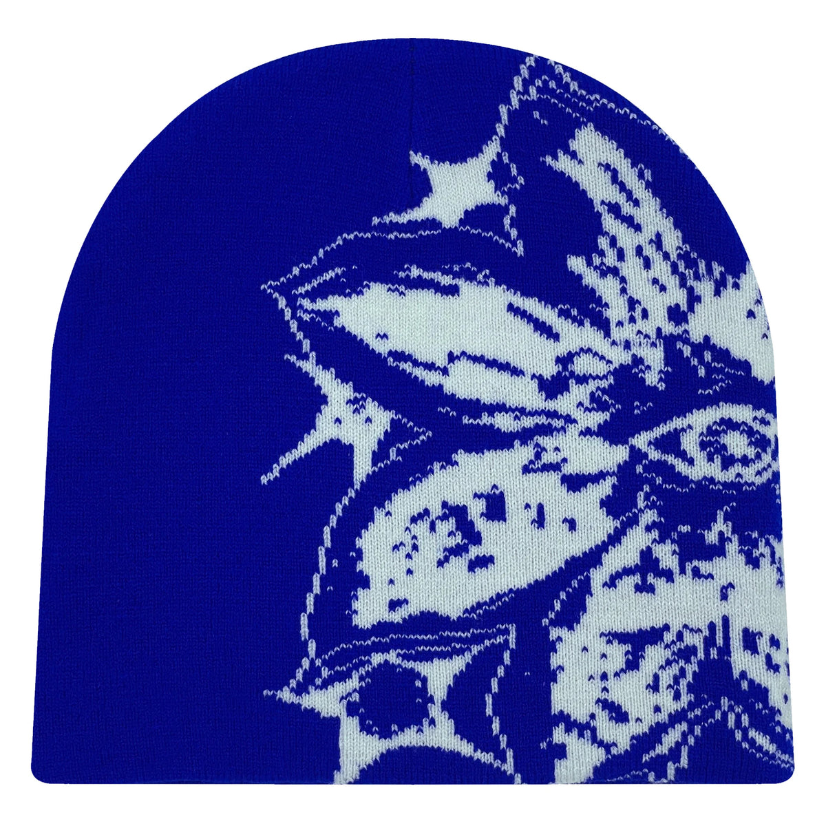 1PCS personalized trend large patterned jacquard knitted hat, street outdoor sports skullcap, unisex beanie