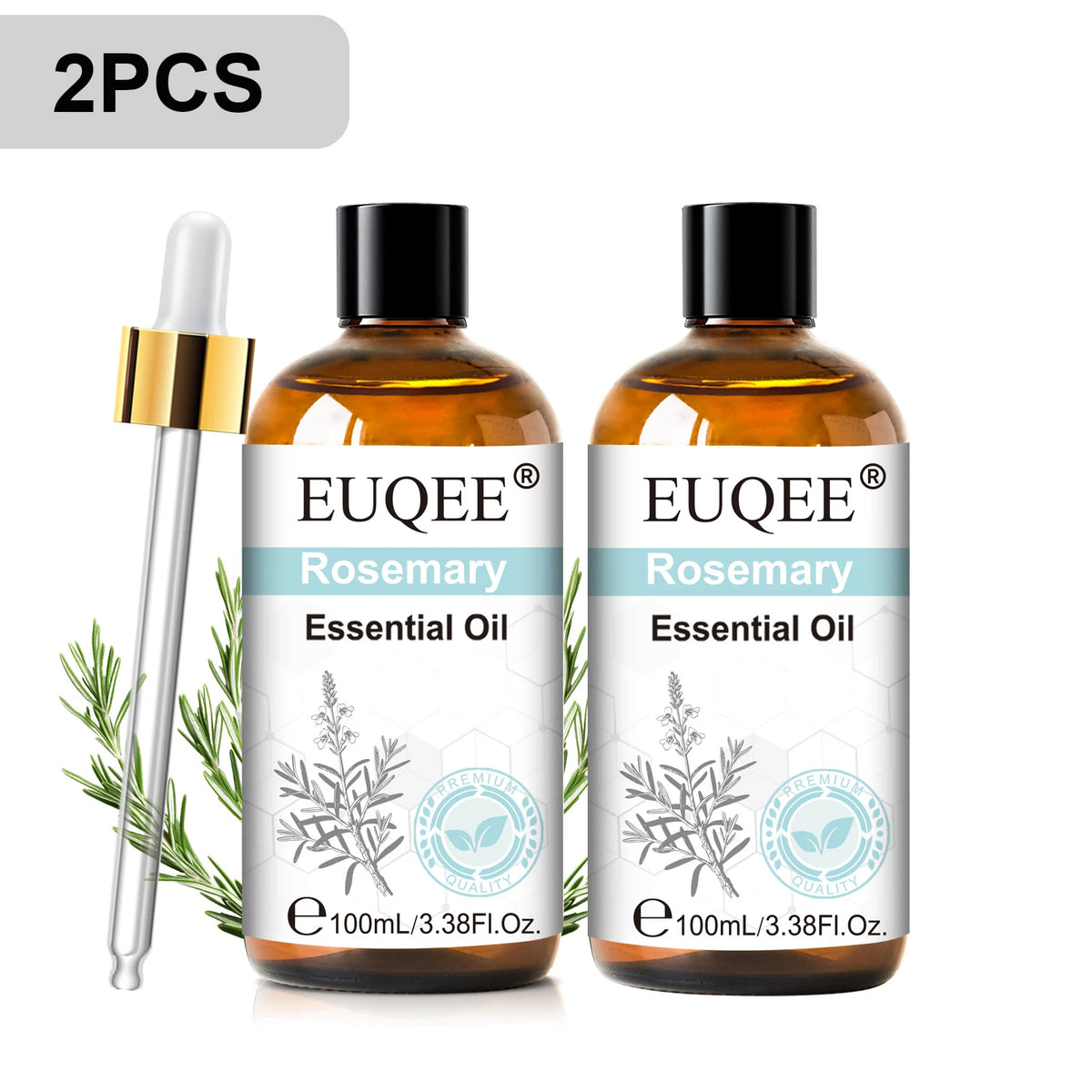 EUQEE 3.38FI.Oz. Aromatherapy Essential Oil For Reed Diffuser Humidifier-100ml Vanilla Lavender Cinnamon Lemon Essential Oils