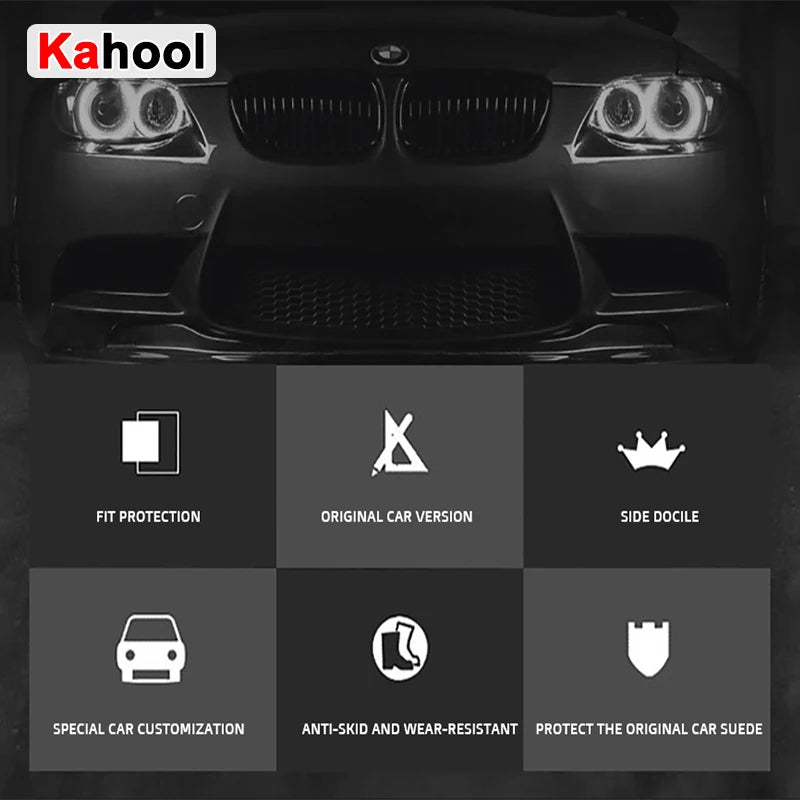 KAHOOL Custom Car Floor Mats For Audi Q5 Auto Carpets Foot Coche Accessorie
