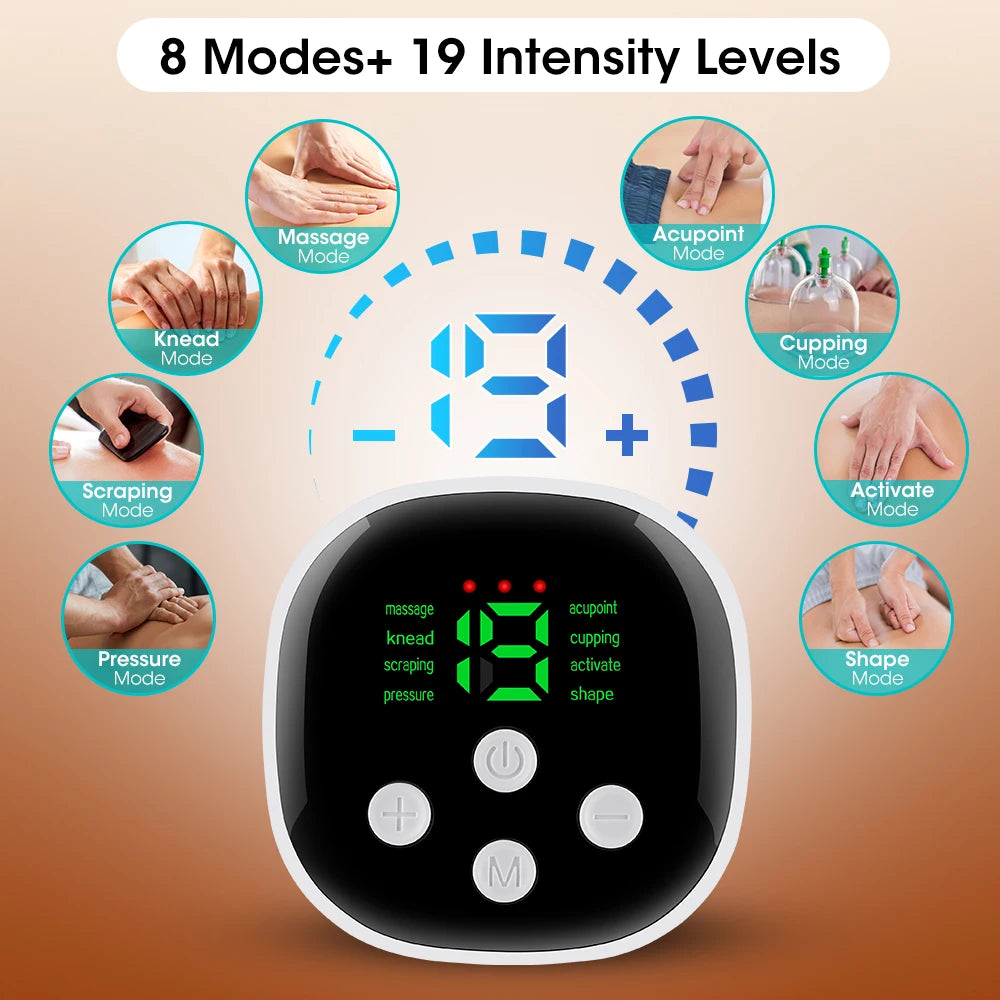 Electric Waist Massager Lower Back Vibration Hot Compress Heating Waist Massage Ab Toning Belt Fitness Heating Pad Muscle Relax