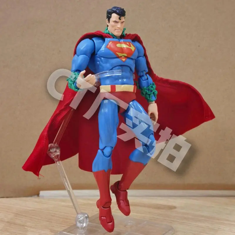 16cm Ct Factory Superman Mafex 117 Comic Hush Dc Justice League Articulated Action Figure Collectible Model For Fans Collection