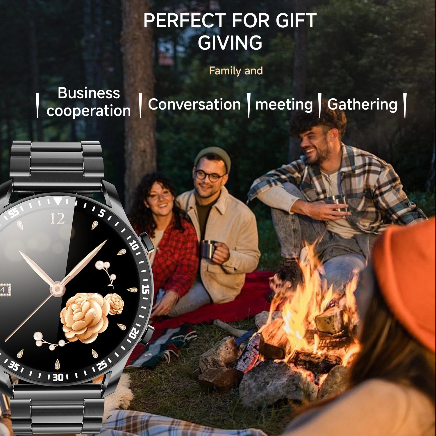 2026 New Sports Smartwatch for Man Bluetooth Call Camera Control Music Player AI Voice Fitness Tracker Watches for Woman Gifts