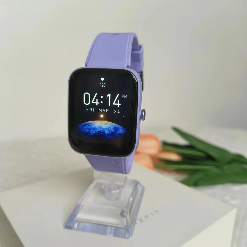 Amazfit Bip 3 Smartwatch For Men Women Birthday Gift Blood-oxygen Saturation Measurement  5ATM Waterproof 60 Sports Modes95New