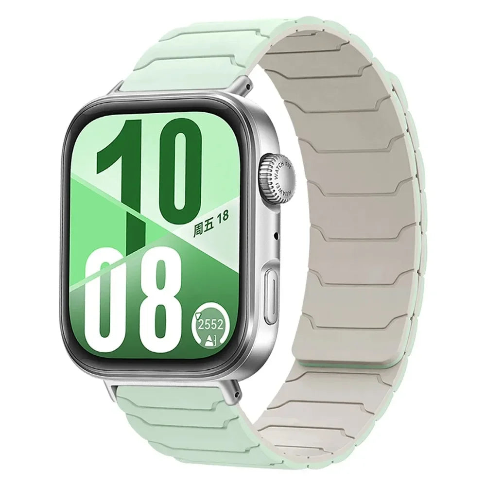 Magnetic Silicone Strap For Huawei Watch Fit 5/4/3 Sports Comfortable Replacement Wristband Huawei Watch Fit 4-5 Pro Accessories