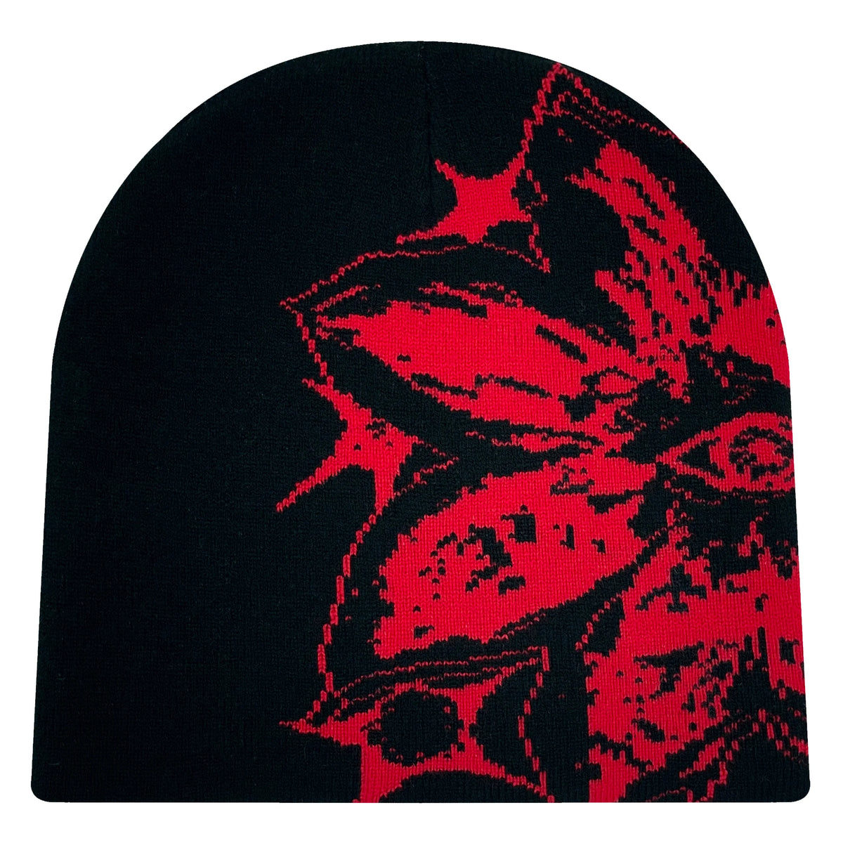 1PCS personalized trend large patterned jacquard knitted hat, street outdoor sports skullcap, unisex beanie
