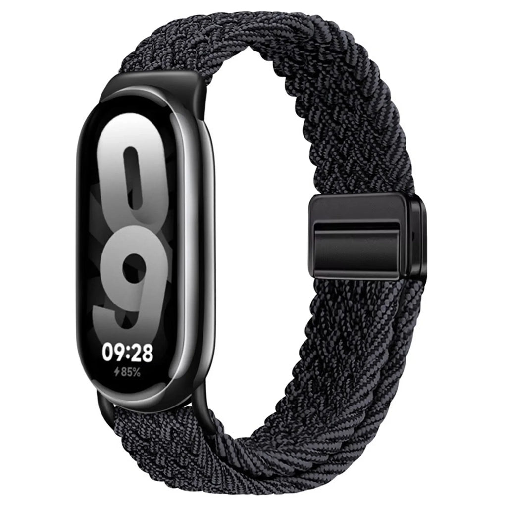 Adjustable Nylon Strap for Xiaomi Mi Band 10/9 Magnetic clasp bracelet Accessories for Xiaomi Mi Band 8/mi 9/10 Smart Watch Belt