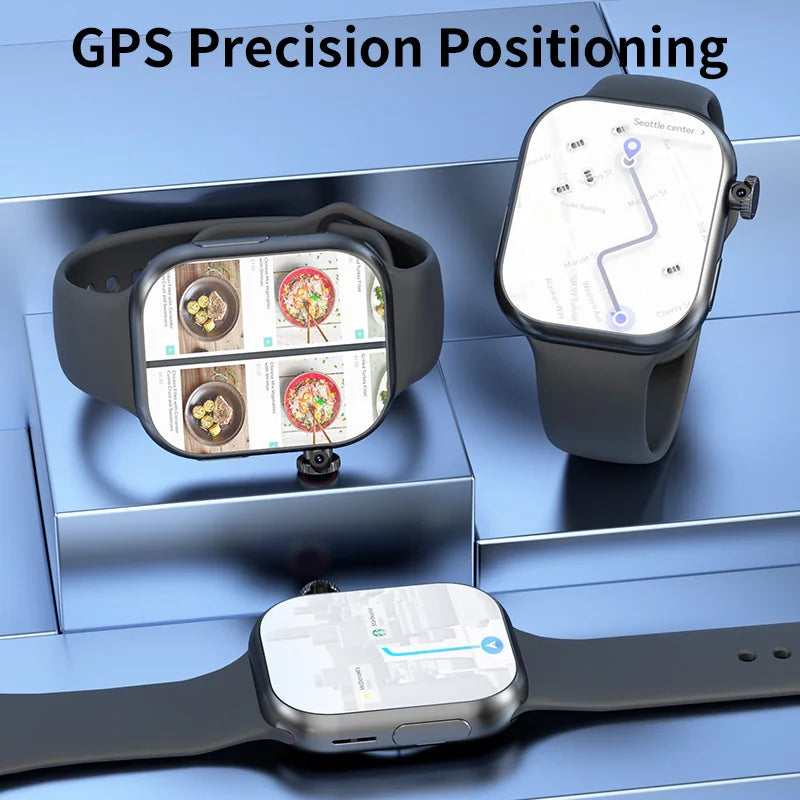 Goldenspike VP19 Smart Watch 2.29inch Amoled Smartwatch Android 9.0 Sim Card With 800W HD Rotary Camera GPS WIFI APP Store 256GB