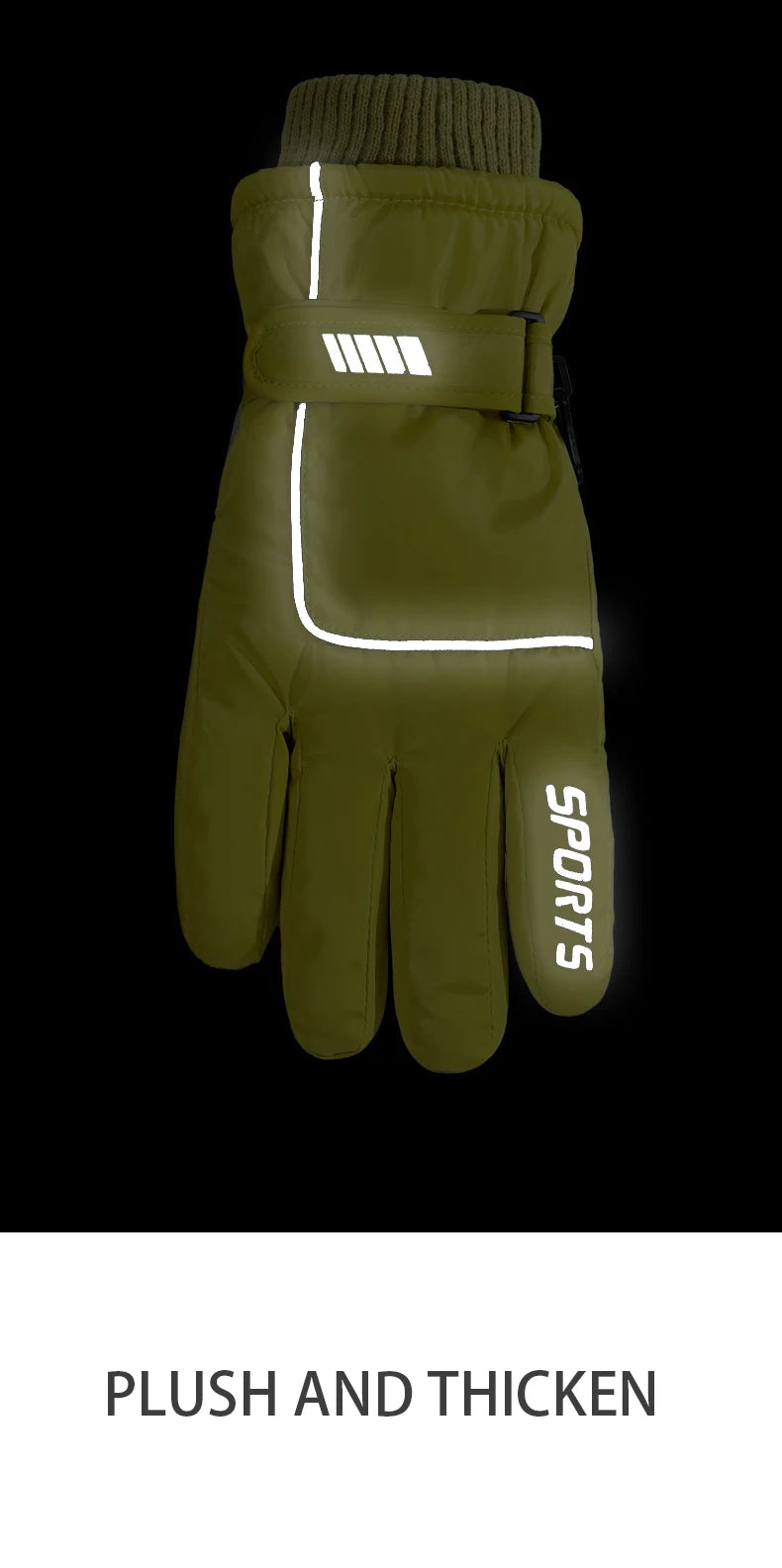 Men's AND WOMEN'S Professional Winter Warm Skiing Gloves, Warm Snow Gloves, Waterproof Motorcycle Gloves, Smile 506 Touch Screen