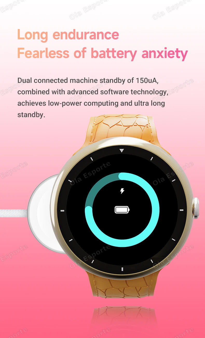 Smart Watch 2.09-inch AMOLED Screen Bluetooth Call Compass Tracker Men Sports Watches Health Monitor Women Smartwatch Waterproof