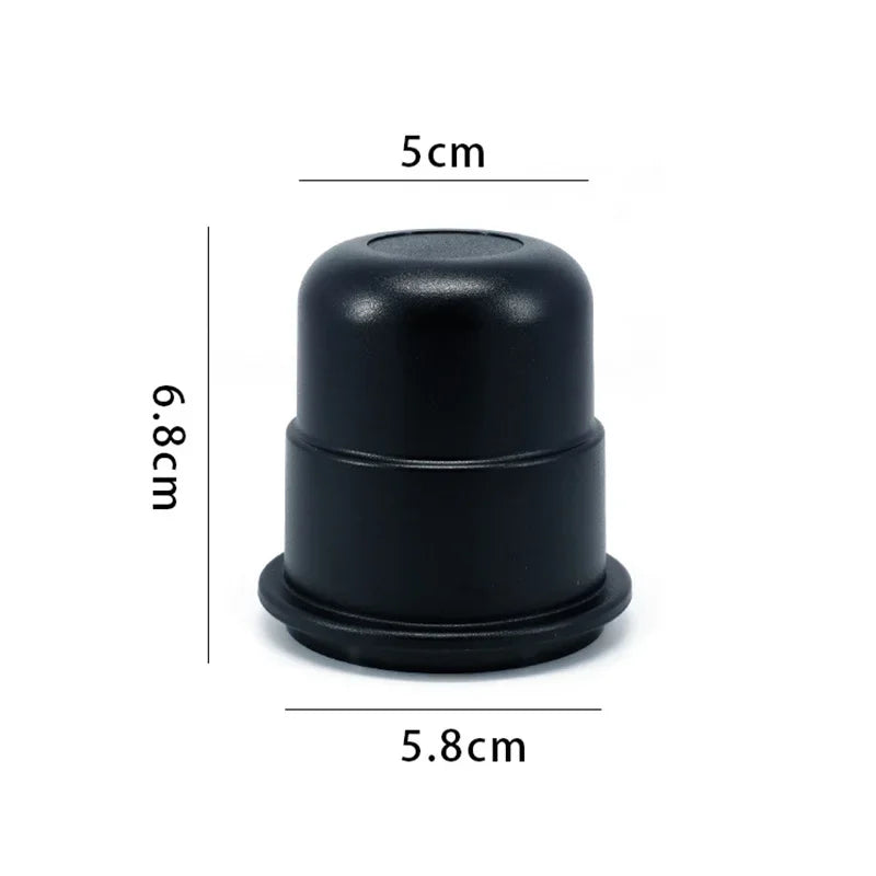 58mm Coffee Portafilter Dosing Cup Black Clear Espresso Sniffing Mug Coffee Dosing Cup Anti-flying powder Coffee Machine tools