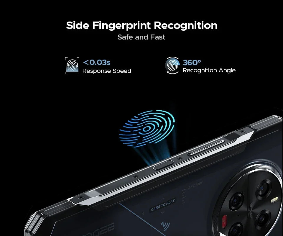 DOOGEE V40 Pro Rugged Phone 6.78" IPS Display  36GB(16+20) 512GB Smartphone 5G 200MP Al Camera 8680mAh Dimensity 7300 Android 14