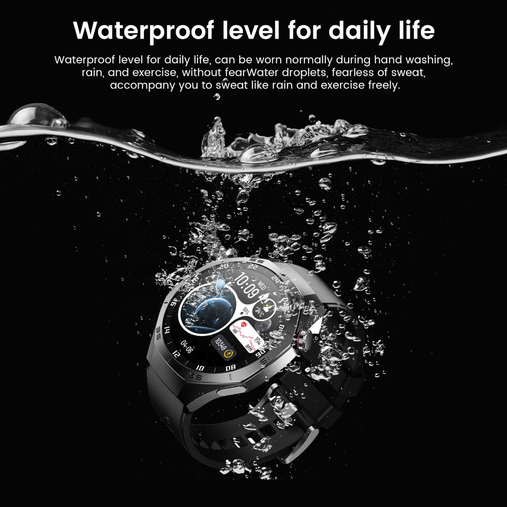 Smart Watch 5 Pro GPS NFC Smartwatch Men 360*360 AMOLED Screen Heart Rate Monitor Bluetooth Call IP67 Waterproof Men Smartwatch
