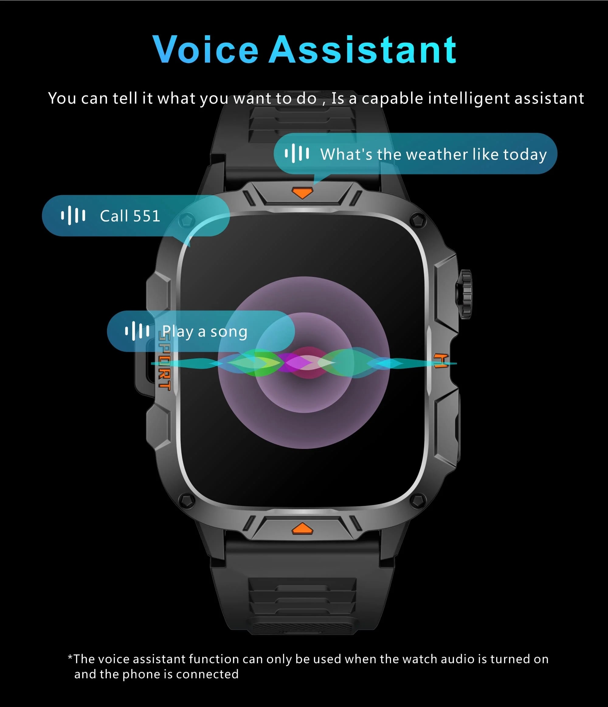 2025 For Xiaomi Original Built-in Dual-band GPS Men Smartwatch BT Call Fitness Military 5ATM IP68 Military Sport Smart Bracelet