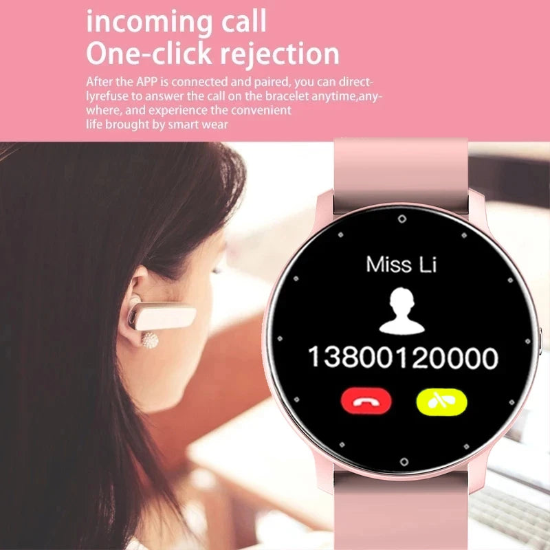 LIGE 2026 New Smart Watch Women Full Touch Screen Sport Fitness Watches IP67 Waterproof Bluetooth For Android ios smartwatch Men