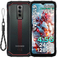 DOOGEE Blade10 Energy Rugged Phone Ultra-thin 6.5'' Screen 6150mAh Battery 24GB RAM(4GB+20GB) 128GB ROM Android 15 Smartphone