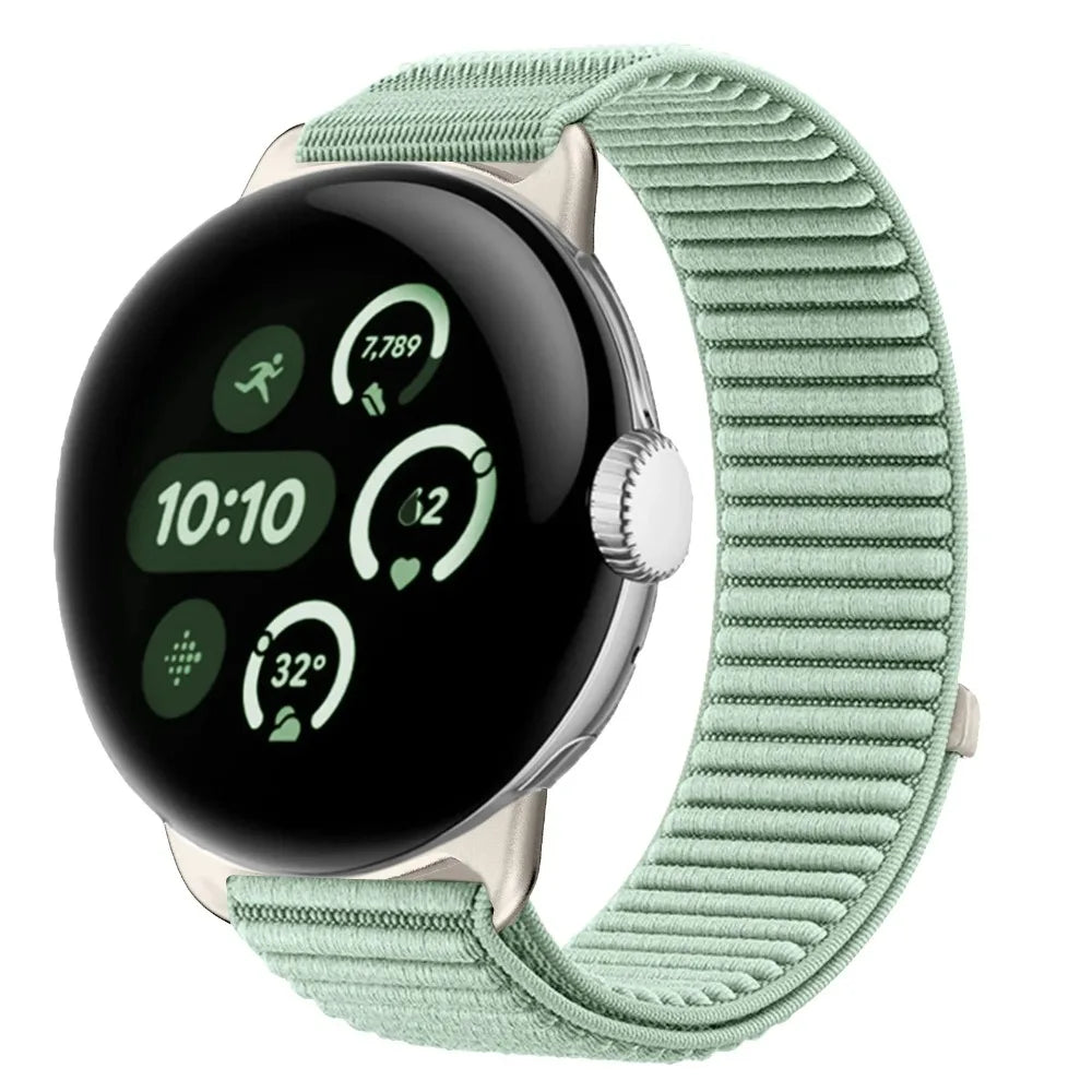 Original Nylon Strap for Google Pixel Watch 4 3 45mm 41mm Weave Wristband Correa for Pixel Watch 4 3 2 1 Breathable Accessories