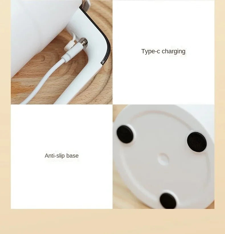 380ML Electric Coffee Self Mixing Mug IP67 Waterproof Coffee Stirring Mug USB Charging Digital Display Automatic Magnetic Cup