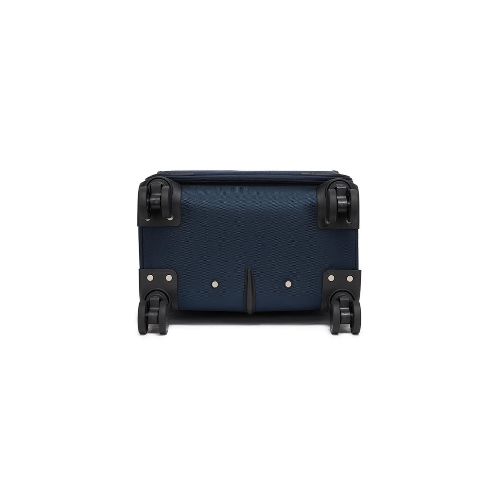 British Traveller - Suitcase Adjustable Handle, 4 Spinner Wheels, Lightweight, TSA Lock - Recycled Polyester Luggage （S/M/L)