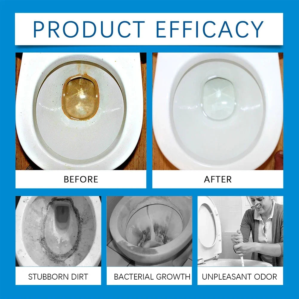 Foam Toilet Cleaner Deep Cleaning Strong Decontamination And Odor Removal Suitable For Squat Pits Urinals Toilet Tanks