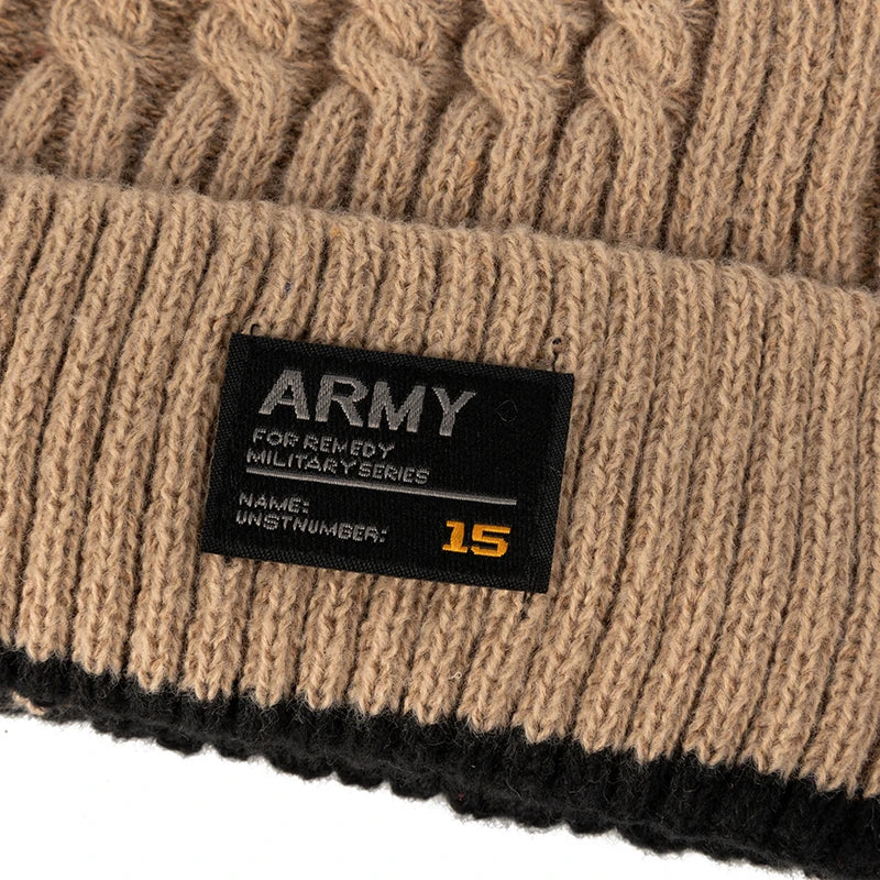 2023 Winter Beanie Hat for Men Knitted Hat Winter Cap Beanie Women Thick Bonnet Hats Skullies