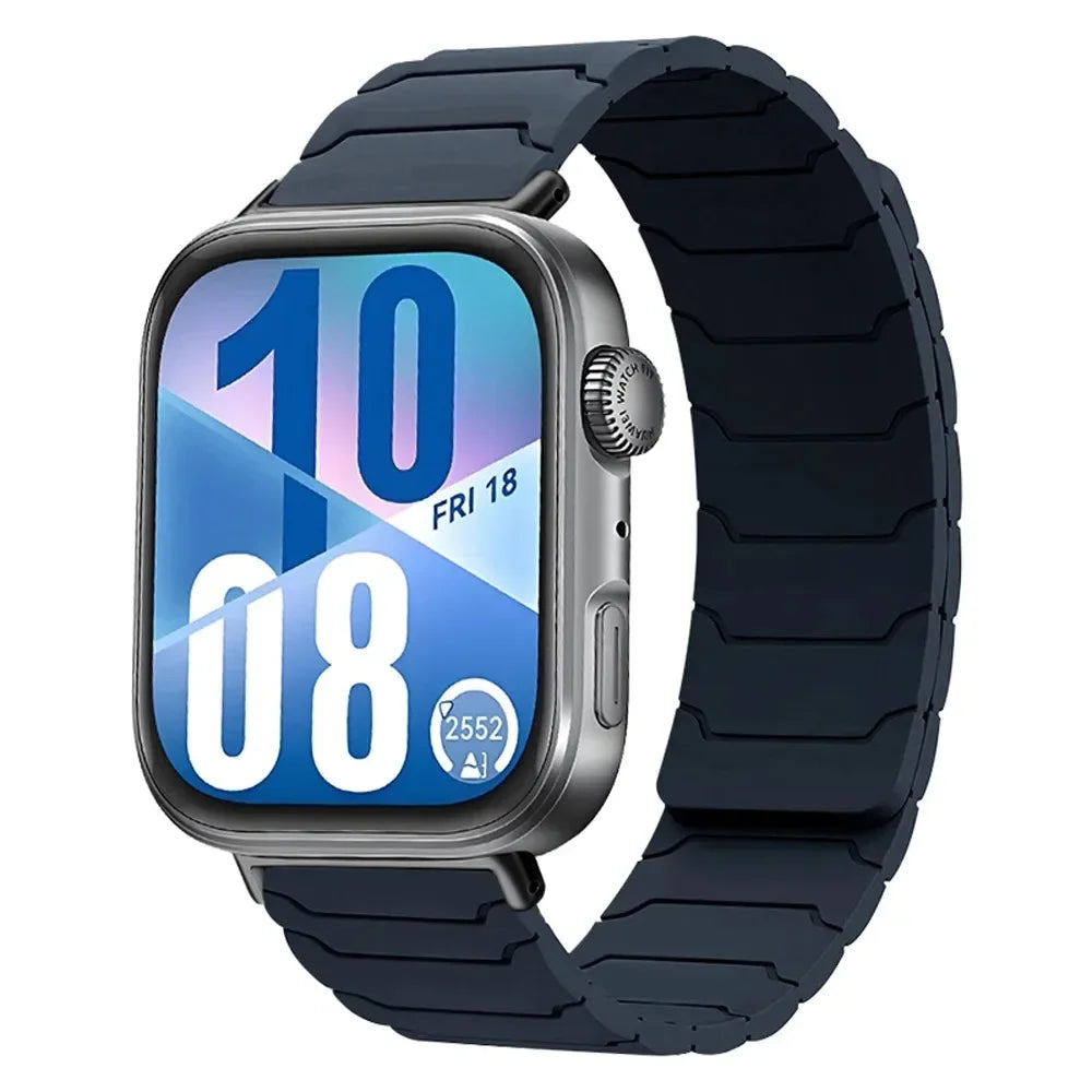 Magnetic Silicone Strap For Huawei Watch Fit 5/4/3 Sports Comfortable Replacement Wristband Huawei Watch Fit 4-5 Pro Accessories
