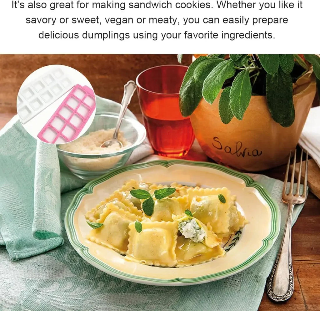 Kitchen Tools 10 with Tortellini Molds Ravioli Cutter Aluminum Shape Dumplings Mould Dough Press DIY Tools for Making Pastry