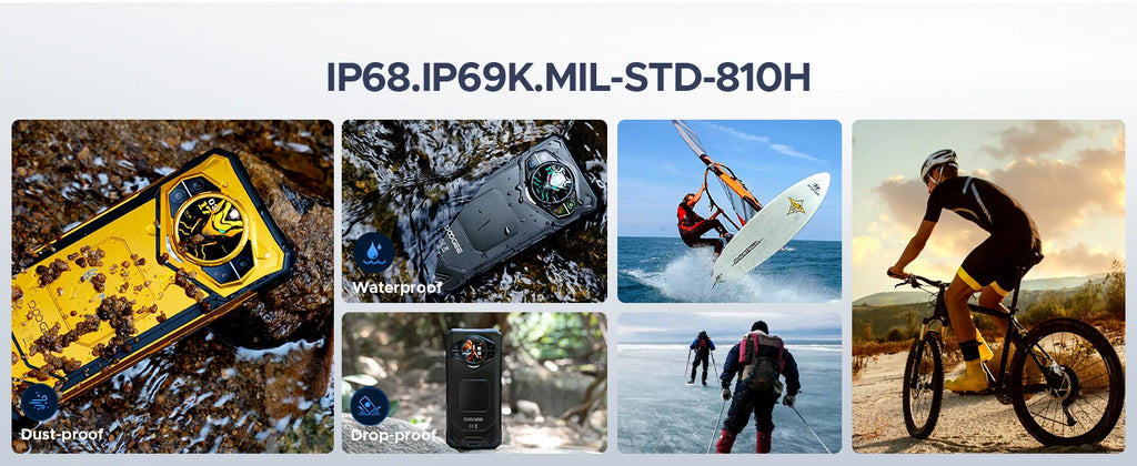 DOOGEE S200 X 5G Rugged Phone 6.72" 120Hz Dimensity 7050 12GB+512GB AI Triple Camera 10100mAh Battery NFC 5g Smartphone
