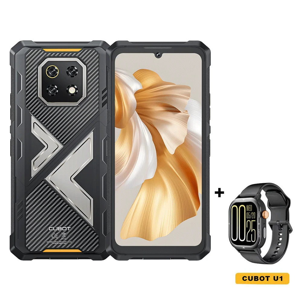 Cubot Rugged Smartphone Android 15 King Kong ES 3, 10200mAh Battery, Up to 16GB+256GB, 6.745" Screen, 120Hz,48MP Camera, NFC,GPS