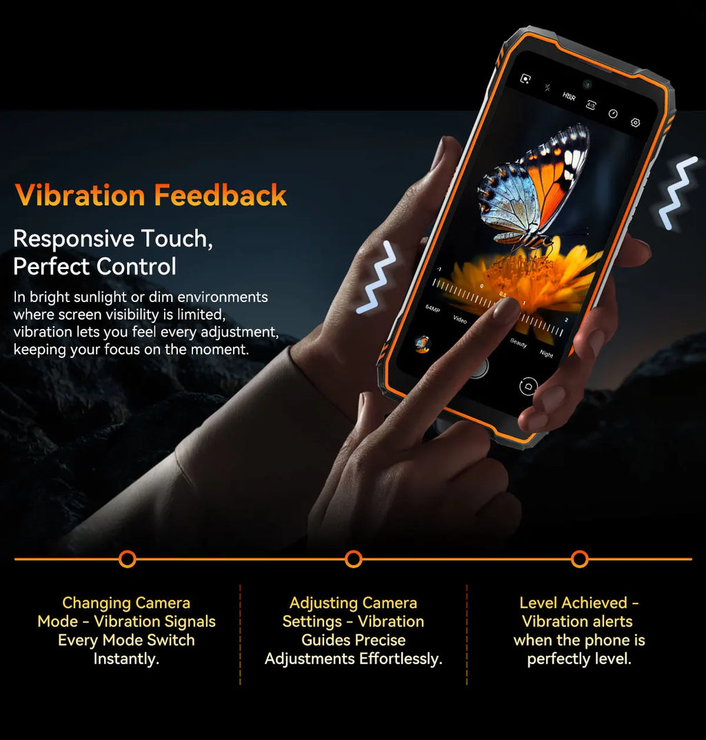 Blackview XPLORE 1 Rugged Smartphone, 5G Waterproof Outdoor Smartphone Android 15, 6.78'' 2.4K Display, 256GB/512GB, 20000mAh
