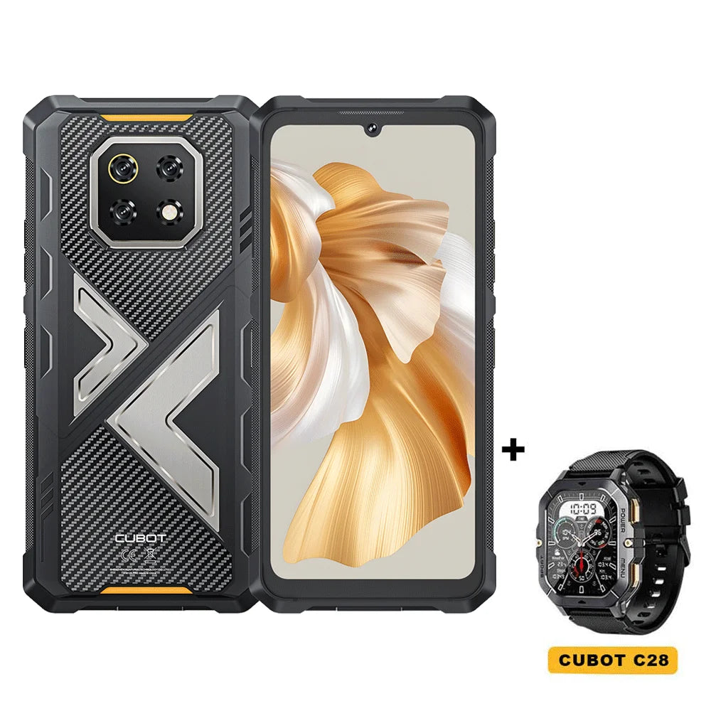 Cubot Rugged Smartphone Android 15 King Kong ES 3, 10200mAh Battery, Up to 16GB+256GB, 6.745" Screen, 120Hz,48MP Camera, NFC,GPS