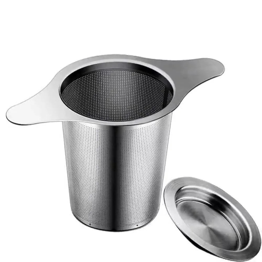 Mates 304 Stainless Steel Double-ear Tea Leak Household Double-handle Tea Filter Tea Filter Tea Set Accessories Mate Infuser Bar