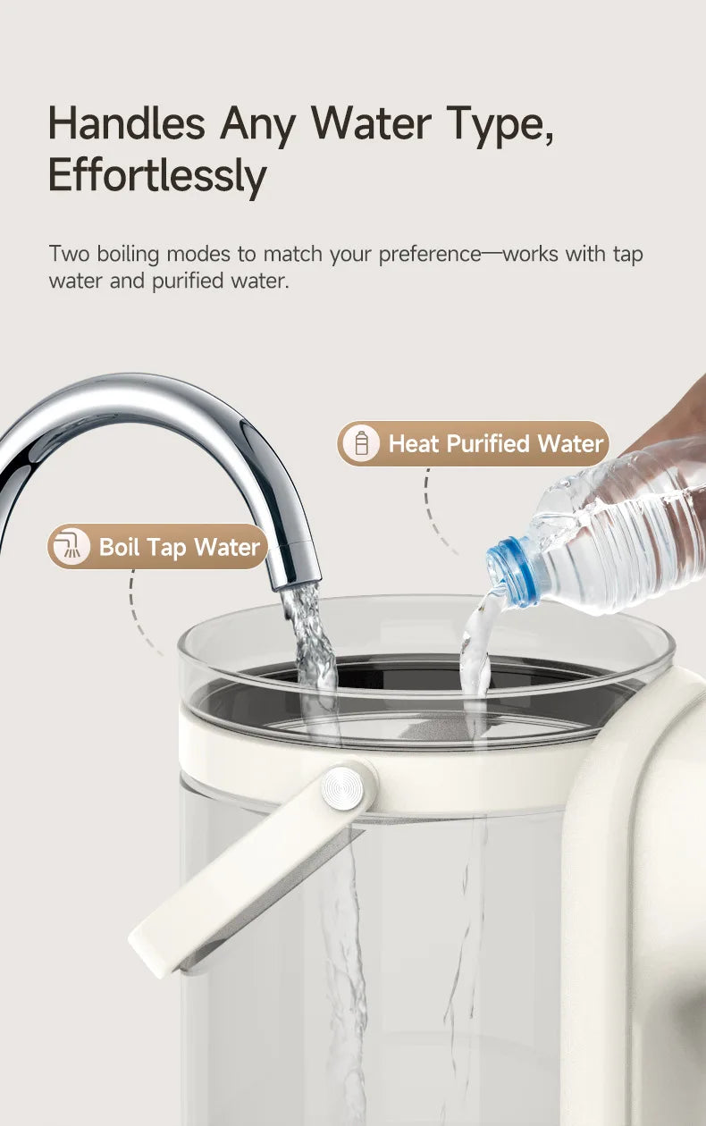 3.5L Electric Kettle Automatic Keep-Warm Electric Pot 12-level Temperature Adjustment Water Kettle Multifunction Water Dispenser