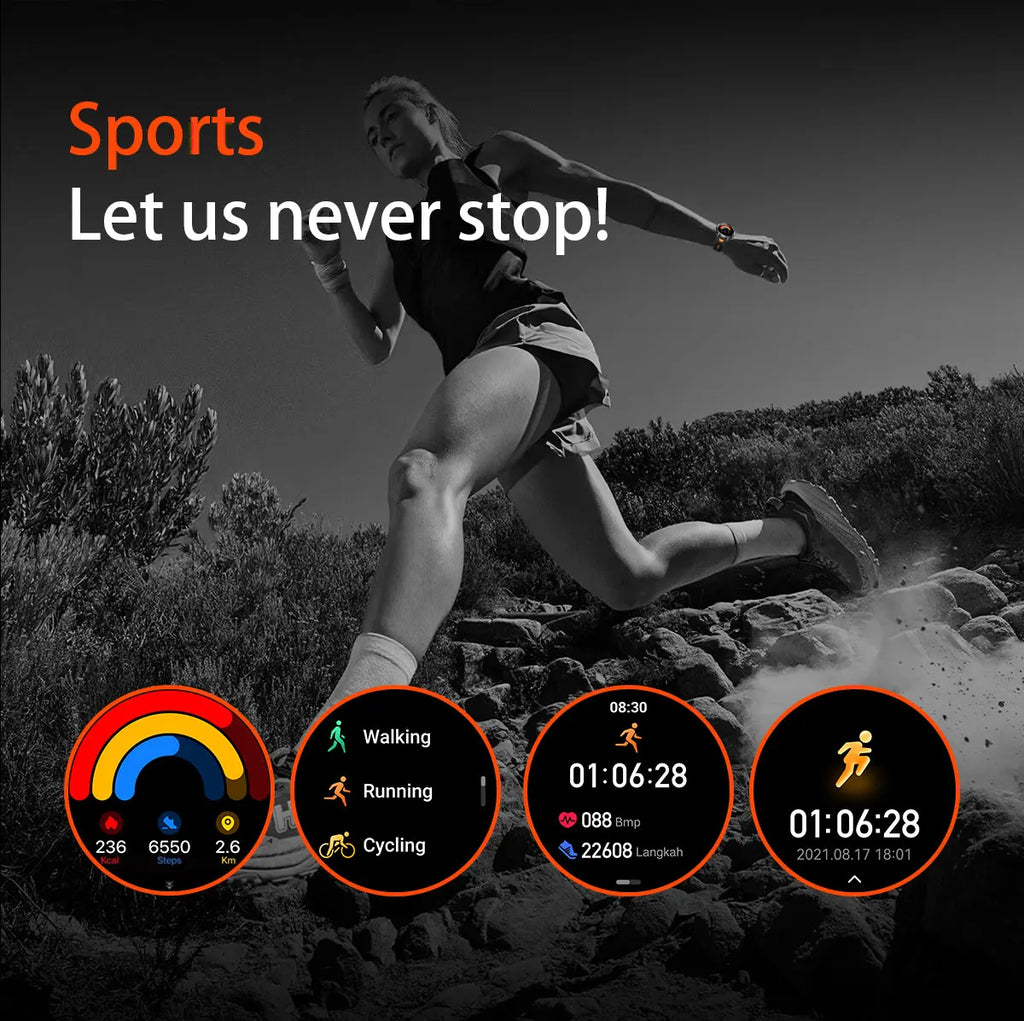 2026New 1.7 inches TANK SmartWatch Military Grade Durability 1400mah Battery HD Call 10ATM Waterproof Flashlight Sport Watch Men