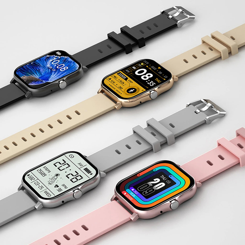 New SmartWatch Men Women 2.02 Amoled BT Call GPS Tracker NFC Sport Waterproof Heart Rate Smart Watch Fitness Tracker