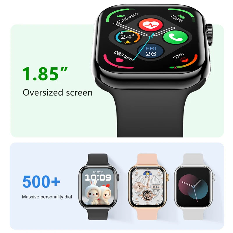 2026 Smart Watch 10 For Android IOS Bluetooth Health monitoring Talk Heart Rate Sleep Record Sports Smart Watch Ladies Men Gift
