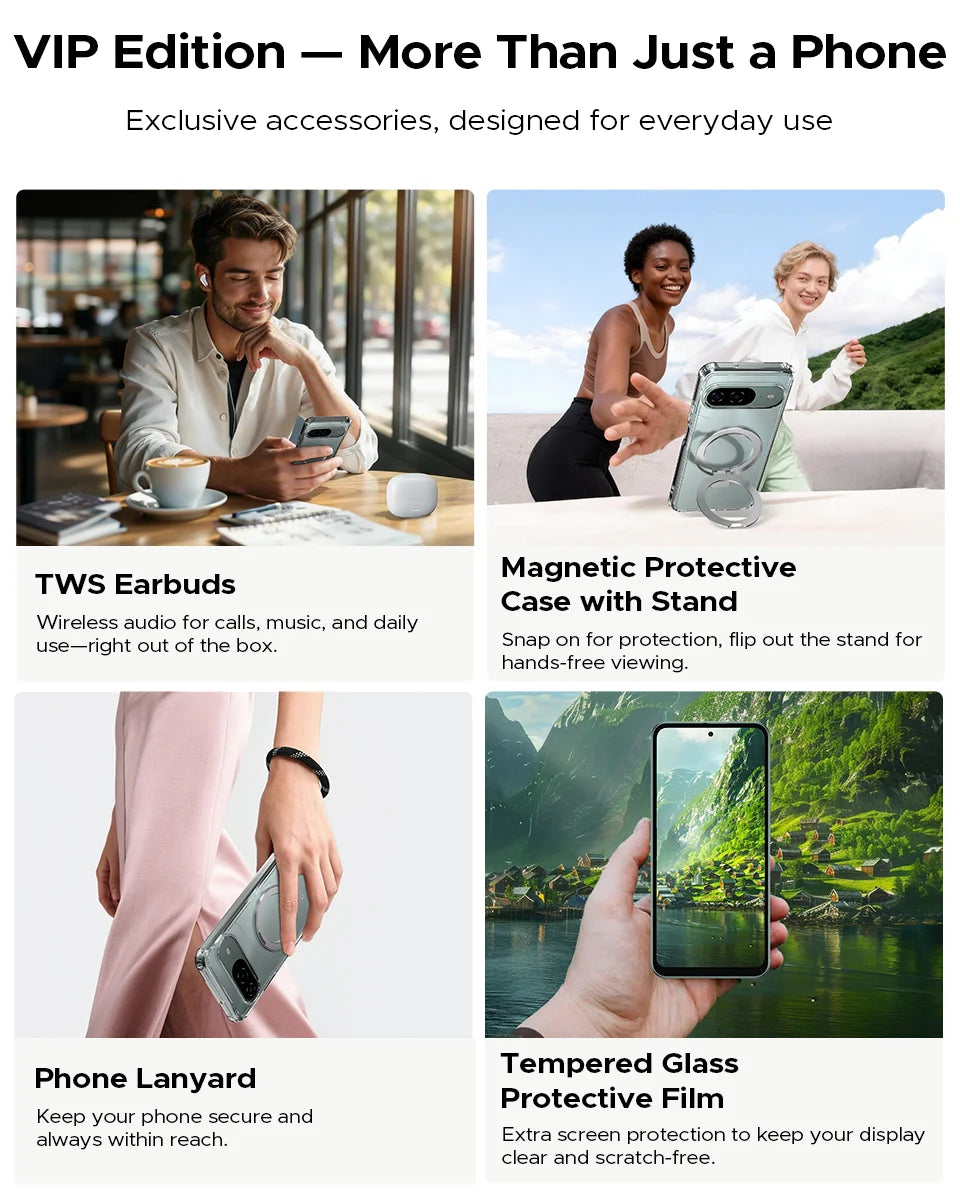 Global Version DOOGEE B10 Smartphone Android 16 7600mAh Battery 6GB 256GB 6.6'' Display 64MP AI Camera IP68 / IP69K Mobile Phone