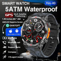 2025 New Professional GPS Sports Smart Watch Outdoor RIDE Run GPS track Swim Watchs Compass Altimeter 5ATM Sports Bracelets Men