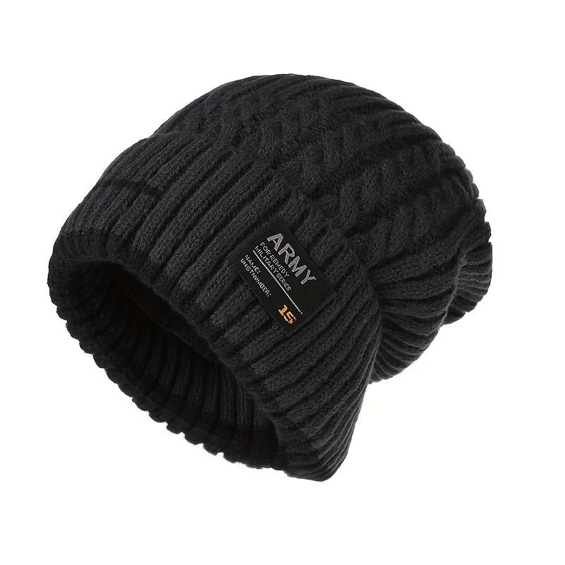2023 Winter Beanie Hat for Men Knitted Hat Winter Cap Beanie Women Thick Bonnet Hats Skullies