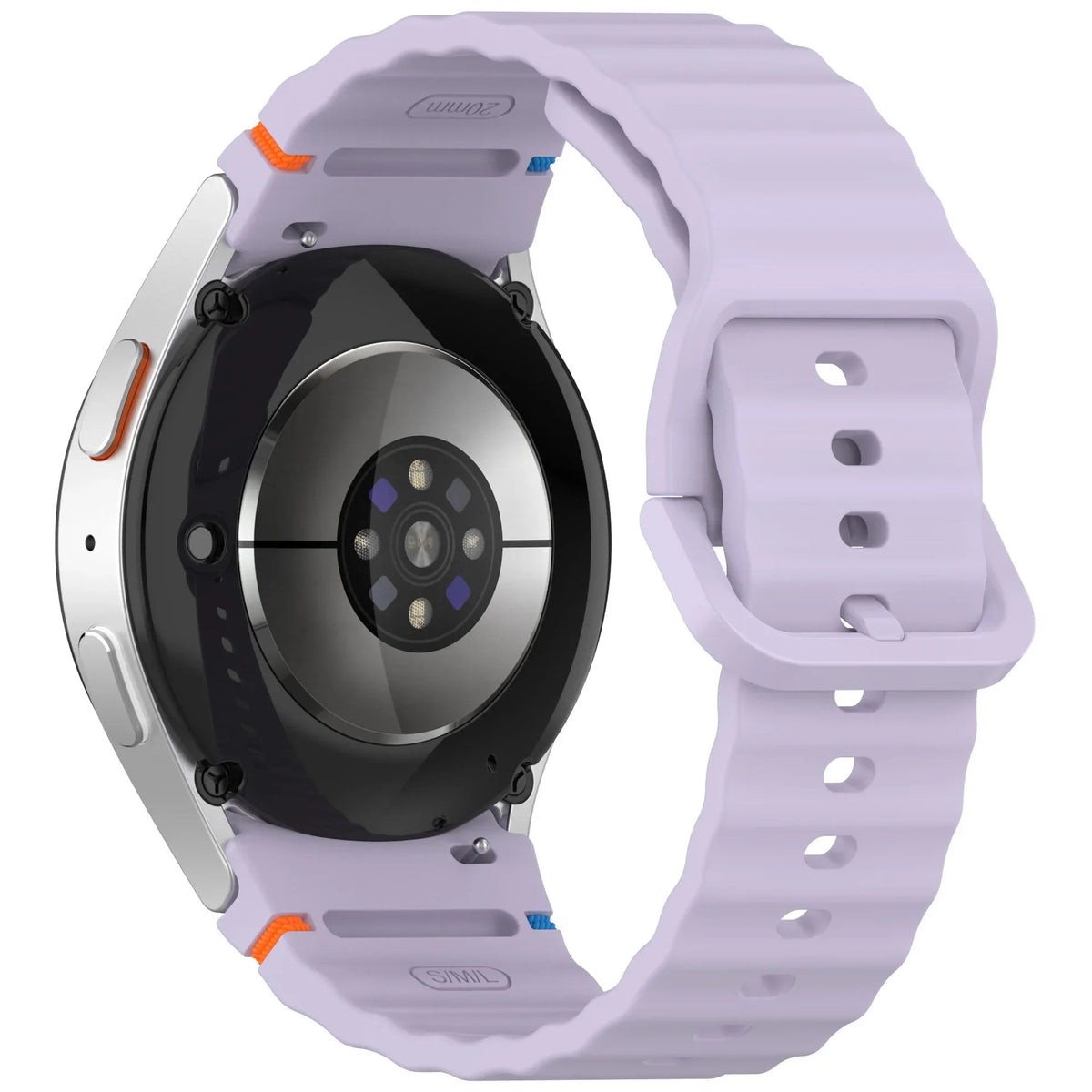 1:1 Official Silicone Strap For Samsung Galaxy Watch 7/FE/6/5/4 44mm40mm 5 Pro Bracelet Watch 6/4 Classic 47/43mm 46/42mm Correa