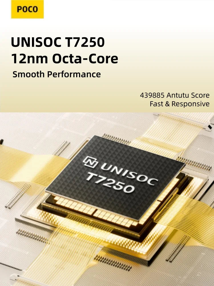 Smartphone POCO C81 Pro Global Version 6.9 inch 120Hz Display 6000mAh Battery UNISOC T7250 Octa core HyperOS 3 2026 Mobile Phone