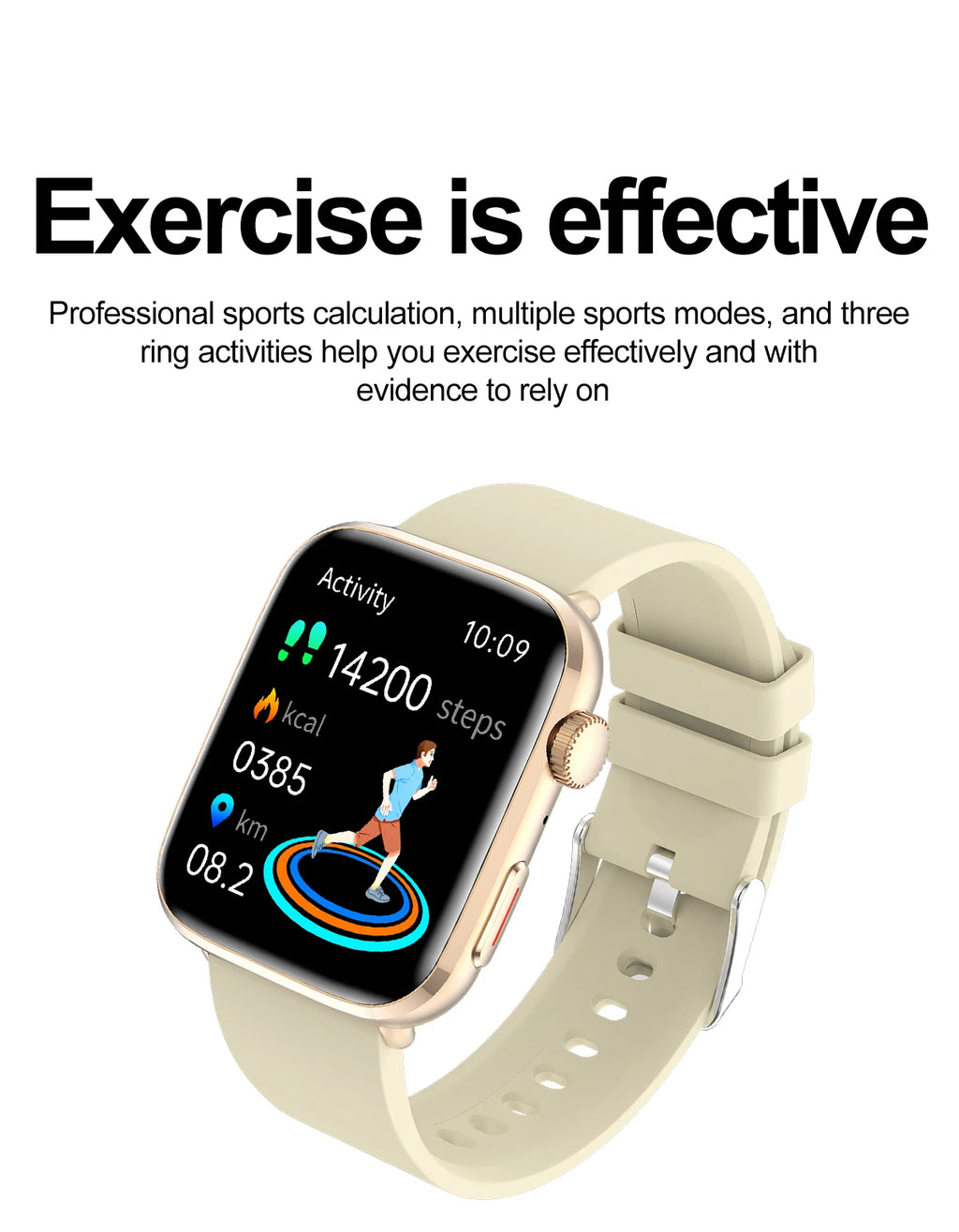 2025 New Women Men AI Smart Diagnosis Watch HRV+PPG Blood Pressure Heart Rate Health Monitor IP68 NFC Fashion Sports Smartwatchs