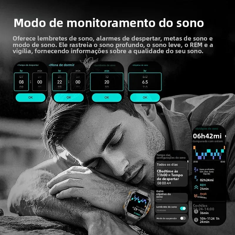 Luxury AMOLED Smartwatch Real GPS 5ATM Waterproof Smart Watch Electronic Clock Sports Wrist Digital Watches for Man Android 2026