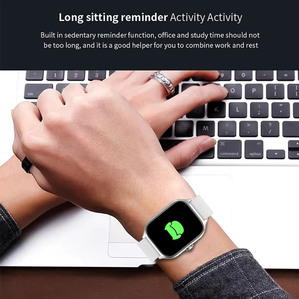 KESHUYOU New Smart Watch H9 Pro MAX 2.01-inch HD Display Bluetooth Call Message Alert Sports Mode Smartwatch For Men Women