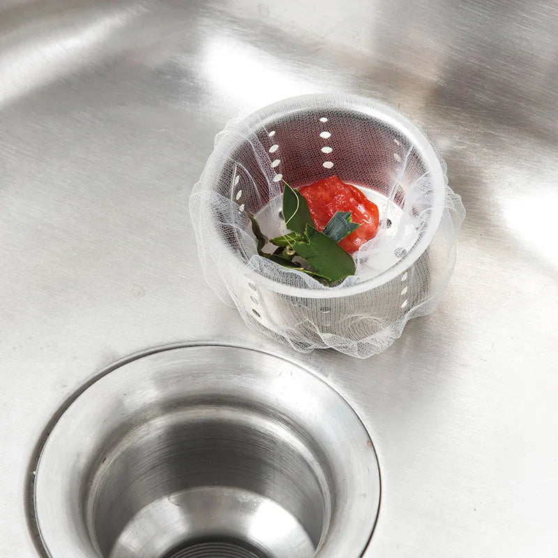 Kitchen Sink Filter Stainless Steel Mesh Sink Strainer Filter Sewer Mesh Strainers Bathroom Sink Strainer Drain Hole Filter Trap