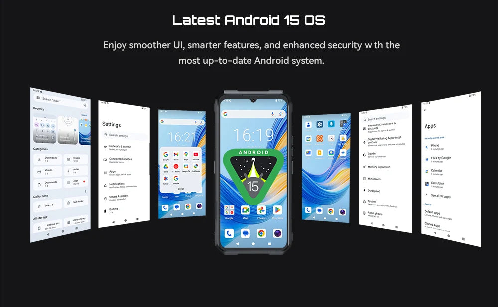 [Ship From UK] Cubot KingKong 11 Rugged Smartphone 5G 10200mAh 32GB(16+16) 256GB 108MP 6.72'' Mobile Phone Android 15 Cellphones