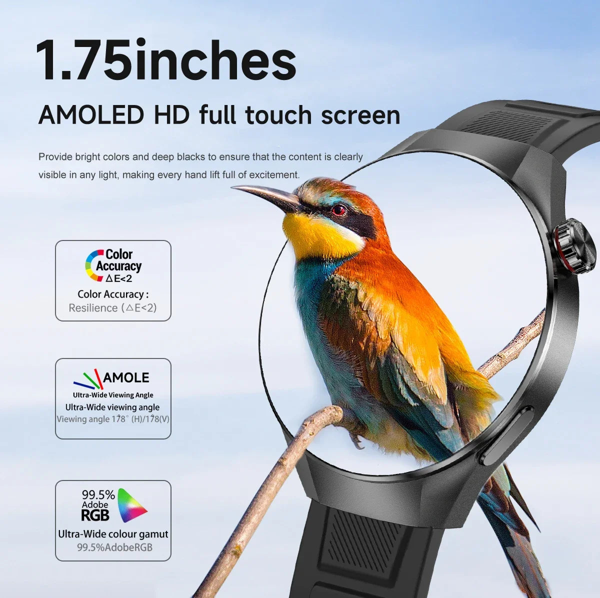 New Upgraded Original Watch G5 PLUS Smart Watch Men GPS Trajectory Compass Bluetooth Call IP68 Waterproof Outdoor Sport Watches