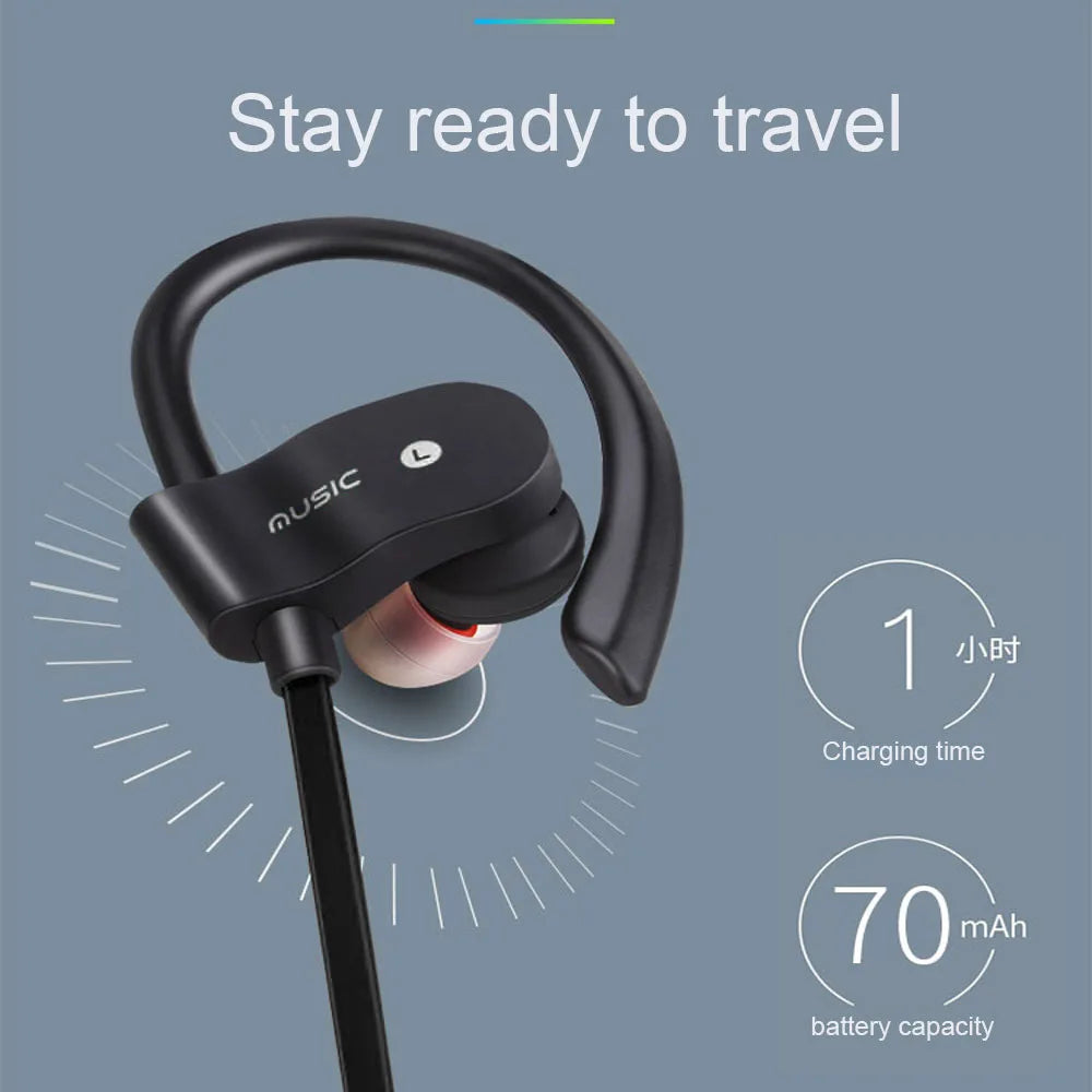 New Wireless Earphones Sport Wireless Bluetooth Headphones Fone de ouvido Music Headset Gaming Handsfree for Earphone